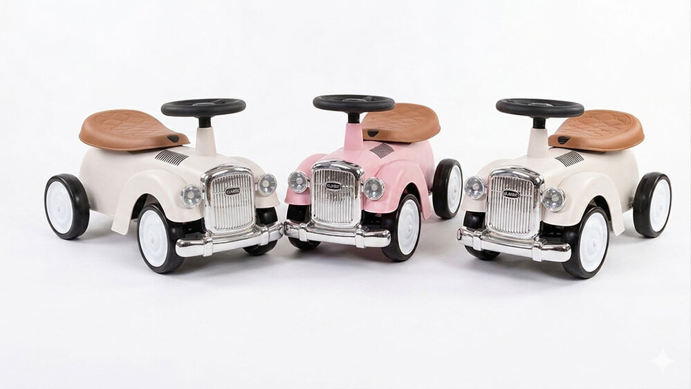 3 Classic Ride on Cars