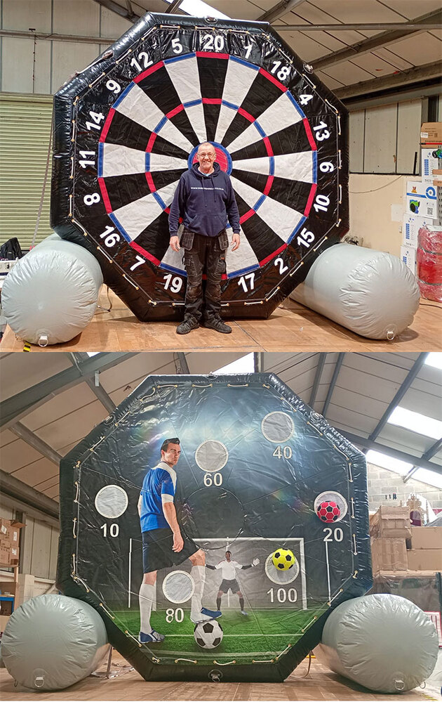 2 in 1 Footdarts & Football