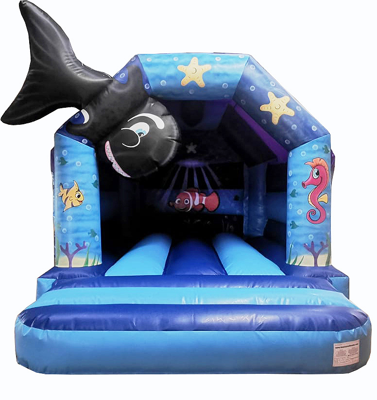 3D Whale Bouncy Castle