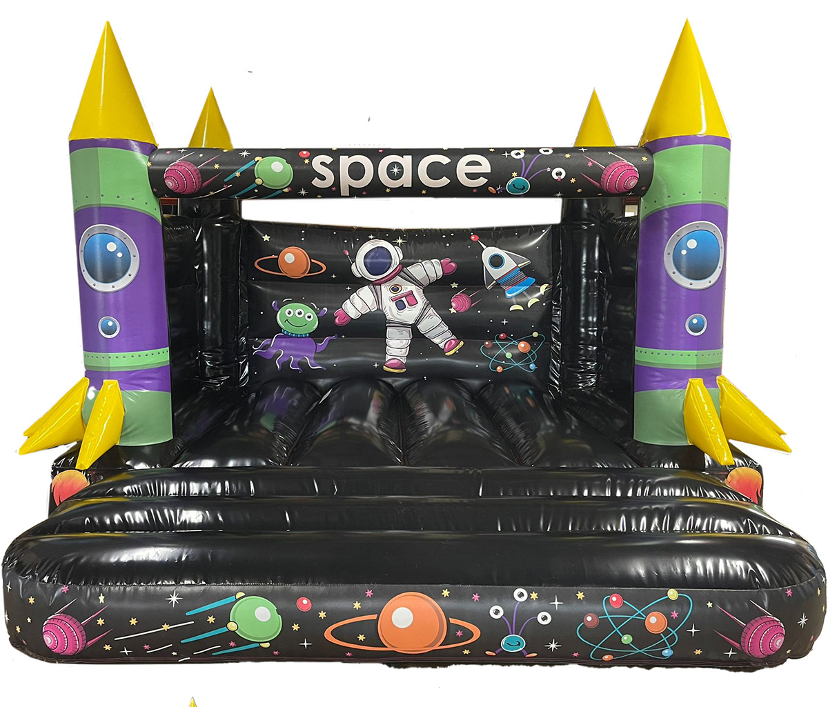 10x12ft 3D Rocket Space Bouncy Castle