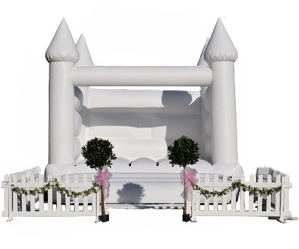 White Wedding Bouncy Castle