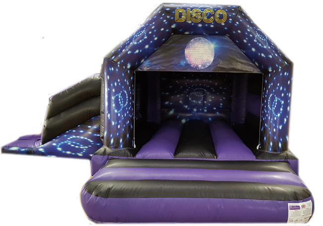15x15ft Bouncy castle slide speakers and lights