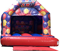 15x11ft Party Time Bouncy Castle